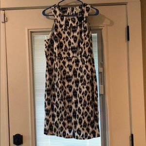 Black and White Leopard Dress